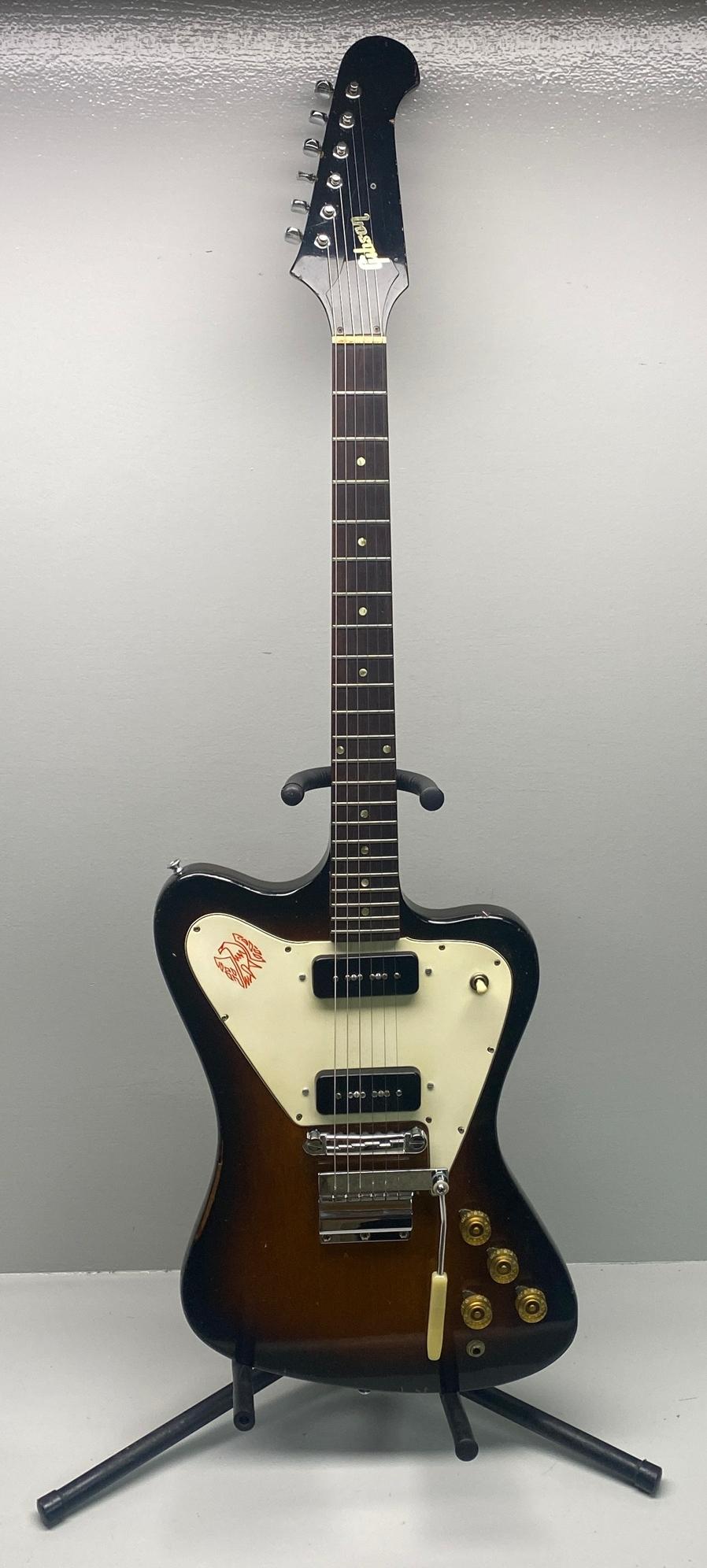 1968 Gibson Firebird Guitar In Sunburst (1 of 19)