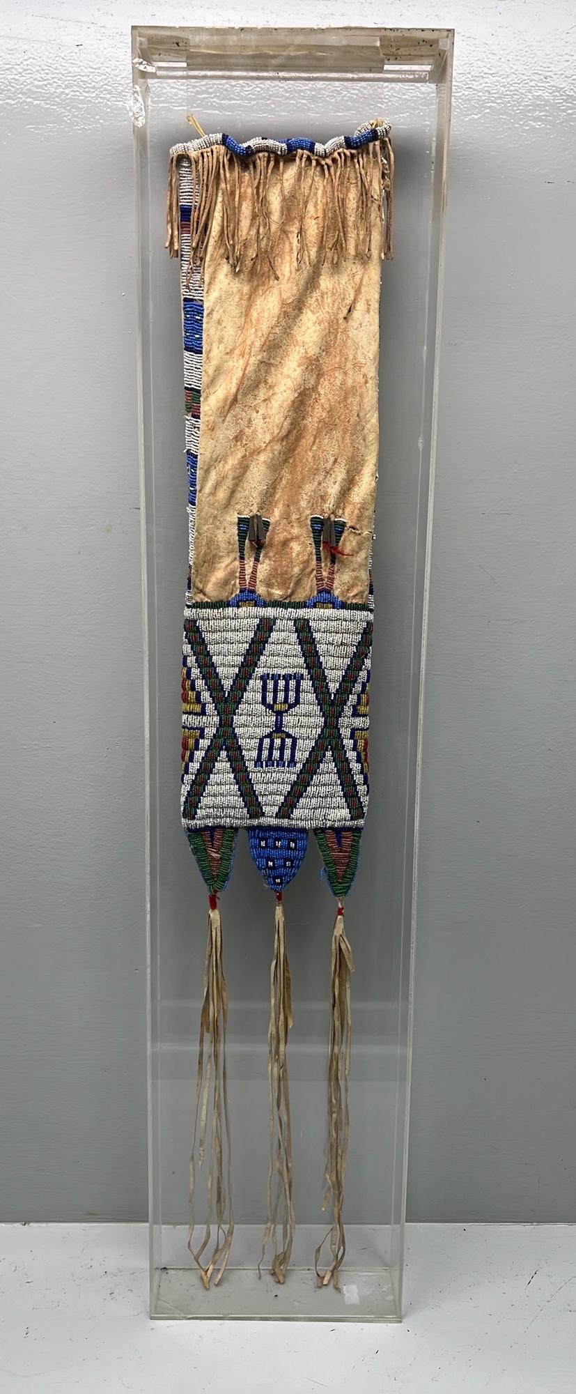 Plains Native American Beaded Pipe Bag (1 of 9)