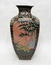 Japanese Meiji Period Cloisonne Mythical Beasts Vase