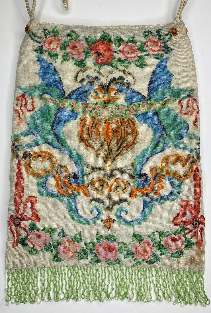 Micro Beaded Art Deco Draw String Bag (1 of 12)