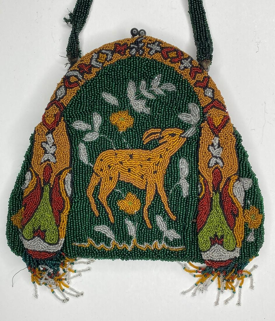 Art Deco Micro Beaded Deer Handbag (1 of 15)