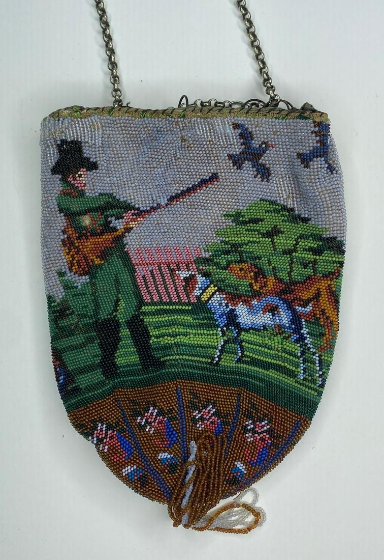 Micro Beaded Hunting Scene Card Bag (1 of 8)