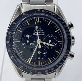 Omega Speedmaster Chronograph Moon Watch W/ Black Dial
