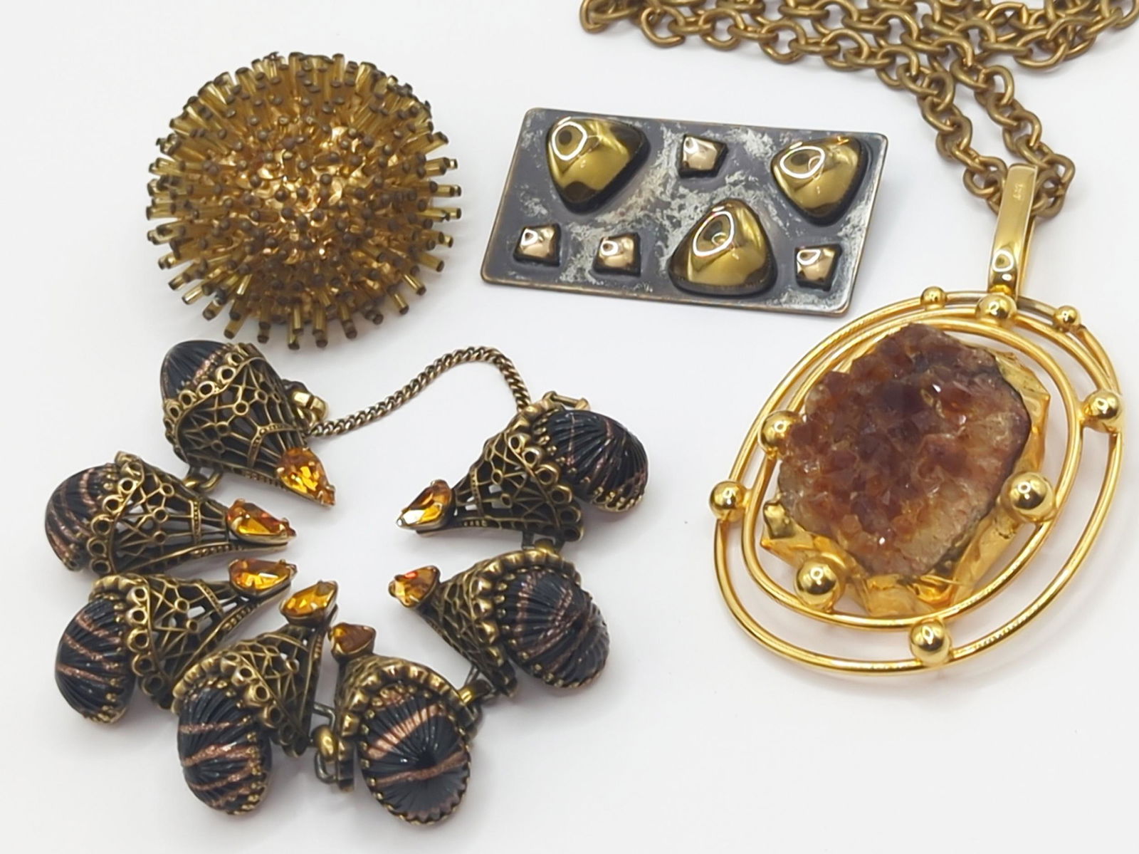 BRDR. BJORKLAND, ETC; Four Pieces Of Modernist Fashion Jewelry (1 of 6)