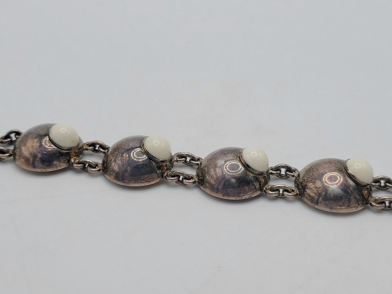 NIELS ERIK FROM; Modernist Sterling Silver Bracelet (1 of 6)