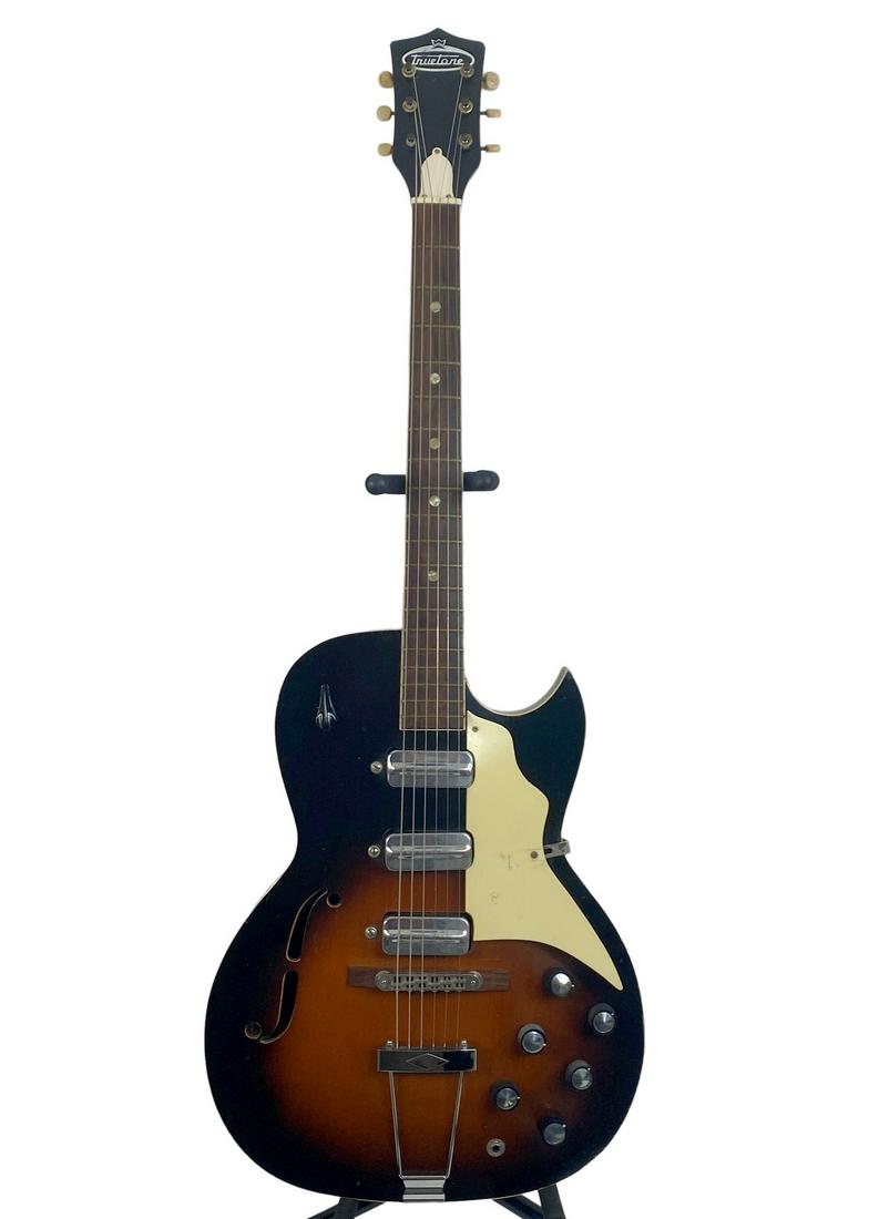 Kay Truetone 1960s Speed Demon Guitar In Sunburst (1 of 17)