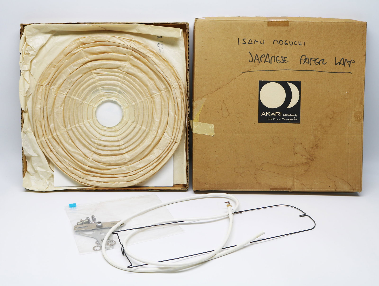 Isamu Noguchi Akari Light Sculpture Paper Lamp #40Dl, Never Unboxed (1 of 7)