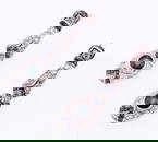 14k Gold Vintage Diamond and Sapphire Earrings 3.6g