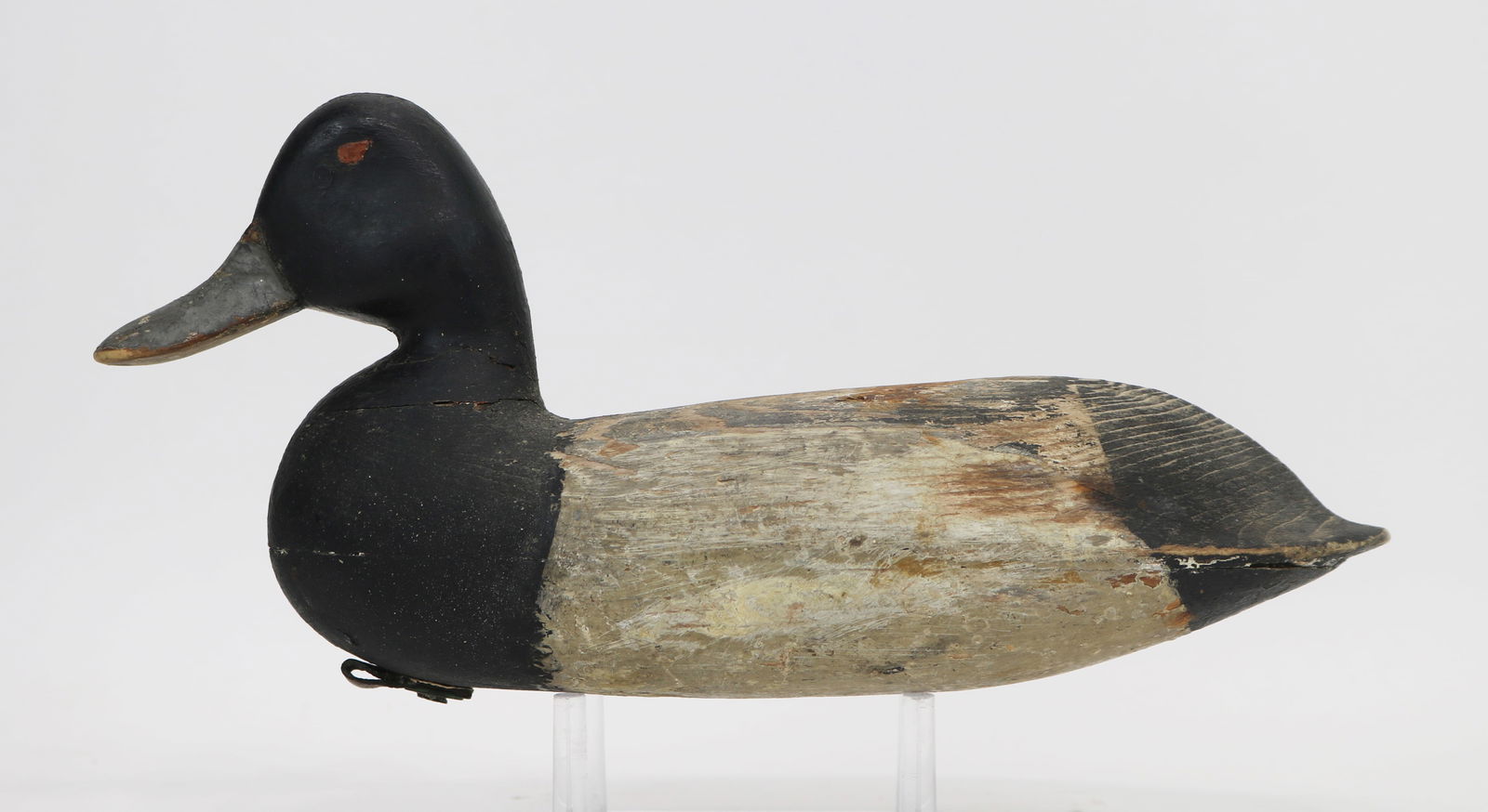 Delaware River hollow carved bluebill duck decoy (1 of 10)