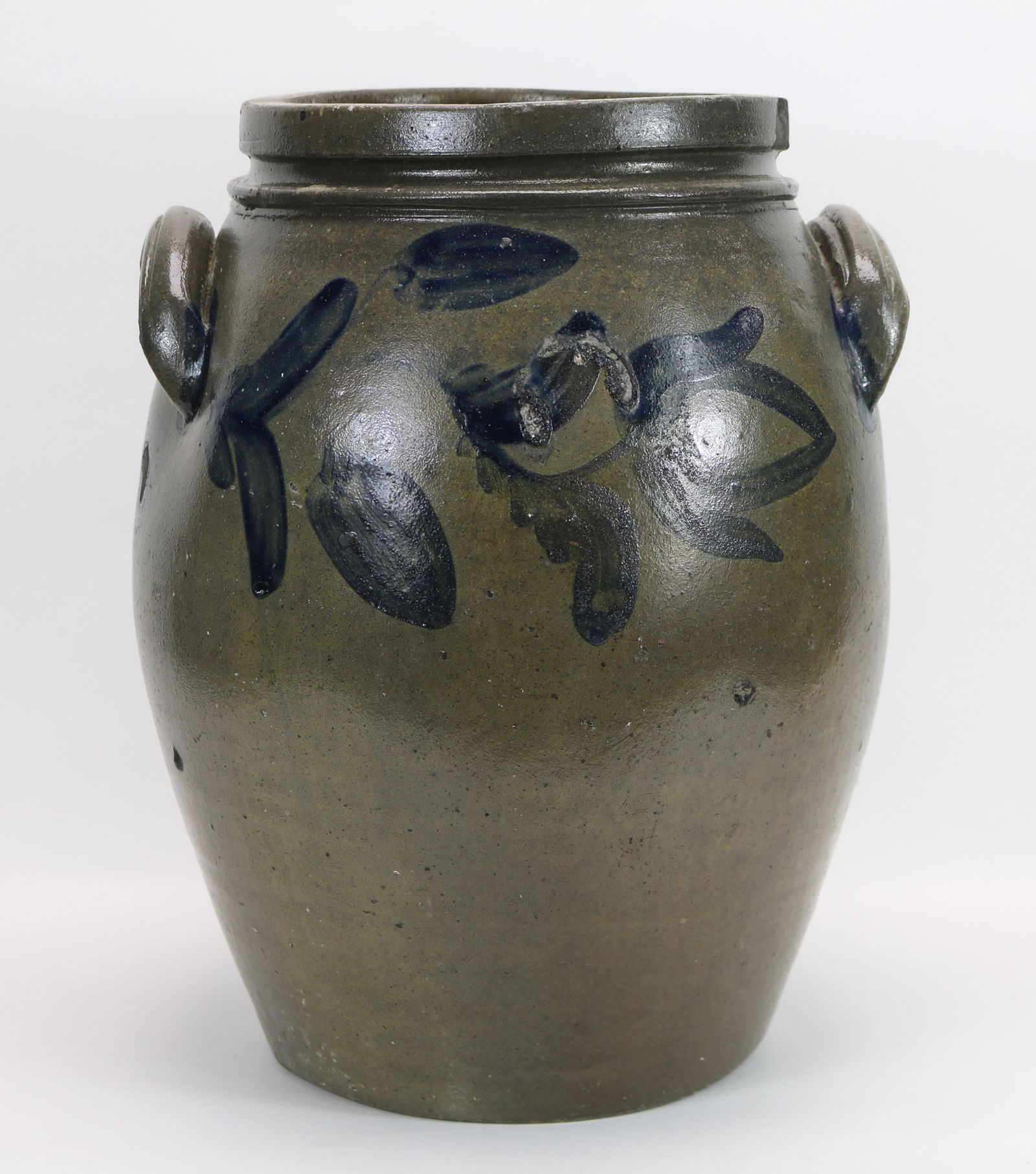 Solomon Bell, Strasburg, Virginia six gallon ovoid stoneware crock (1 of 9)