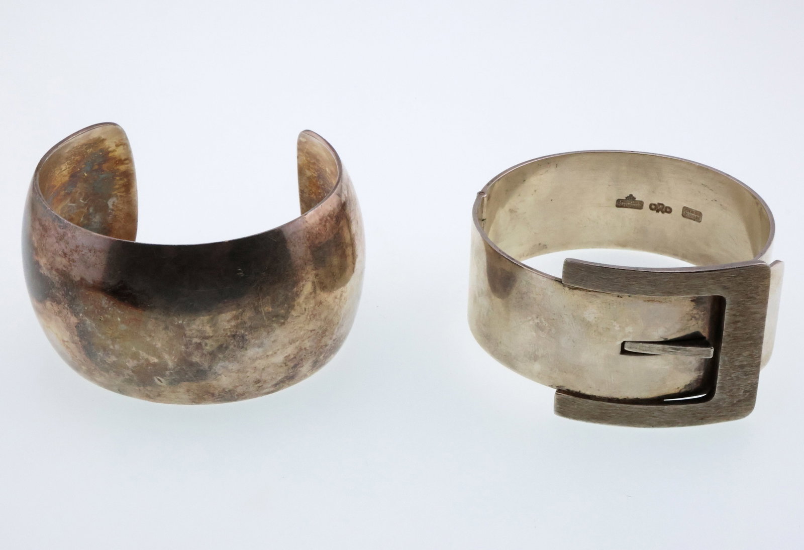 Anton Michelsen, Denmark; Two Modernist Sterling Silver Bracelets (1 of 5)