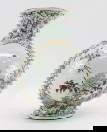 Chinese famille rose porcelain vase, qianlong mark