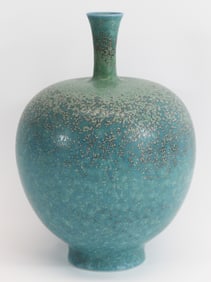Carl-Harry Stalhane for Rorstrand modernist glazed stoneware vase