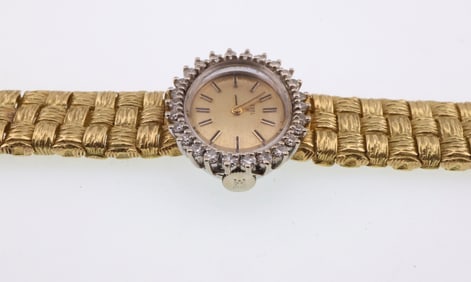 18k Gold Ebel 0.60 ct Diamond Watch 46.6g