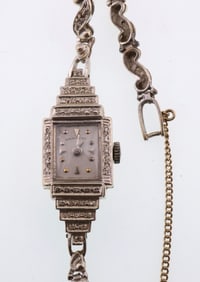 14k Gold Hamilton Diamond Ladies Watch 17.8g