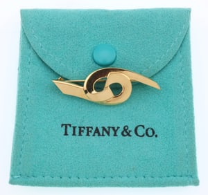 18k Gold Tiffany & Co. Paloma Picasso Cancer/Zodiac Pin 7.0g