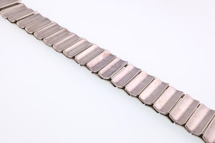 Jens Tage Hansen, Denmark; Modernist Sterling Silver Bracelet