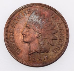 1890 1C Indian Head Cent