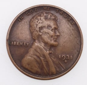 1931-S 1C Lincoln Cent