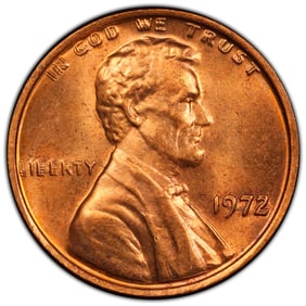 1972 1C Lincoln Cent Doubled Die Obverse PCGS MS65RD