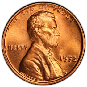 1972 1C Lincoln Cent Double Die Obverse PCGS MS66RD