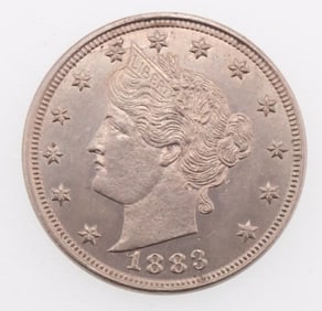 1883 5C Liberty Head Nickel