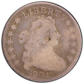 1804 10C Draped Bust Silver Dime 13 Star Reverse PCGS VG Detail