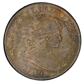 1799 $1 Draped Bust Silver Dollar PCGS VF25
