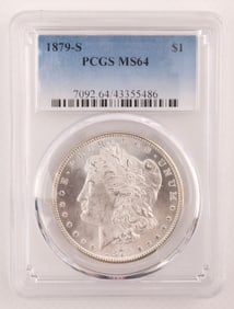 1879-S $1 Morgan Silver Dollar PCGS MS64
