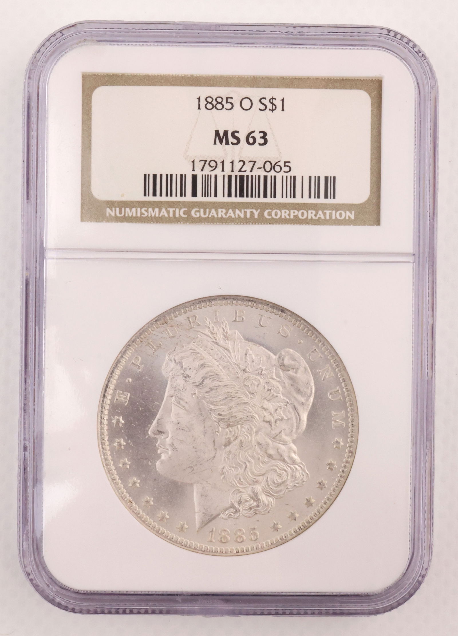 1885-O $1 Morgan Silver Dollar NGC MS63 (1 of 2)