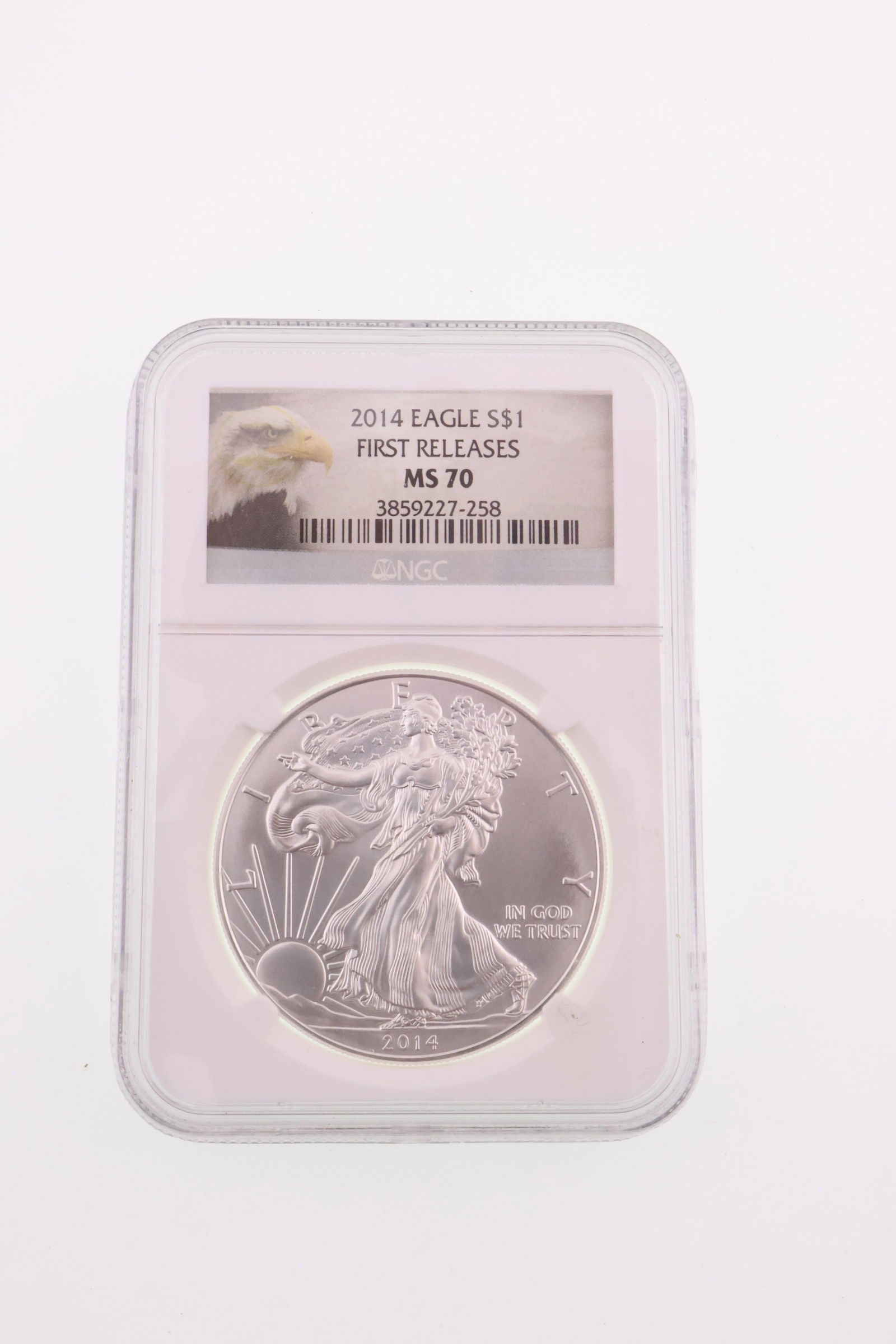 2014 $1 American Silver Eagle First Releases. NGC MS70 (1 of 2)