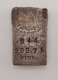 Copy of San Francisco Mint Silver Bar. 5.71ozt of .999 Silver
