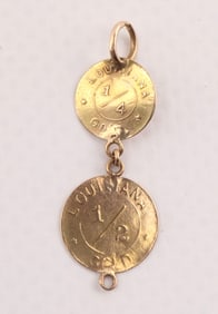 1904 Louisana 1/4 & 1/2 Gold Tokens