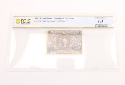 Fr. 1318 50C Second Issue Fractional Currency PCGS Choice UNC63