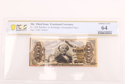 Fr. 1328 50C Third Issue Fractional Currency PCGS Choice UNC64