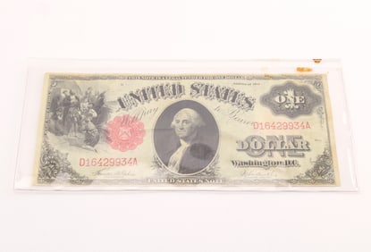 Fr. 36 $1 Legal Tender Sawhorse Reverse Note