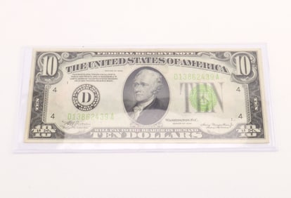 Fr. 2004-D $10 Federal Reserve Note