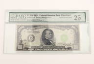 Fr. 2211-D 1934 $1,000 Federal Reserve Note. PMG VF25