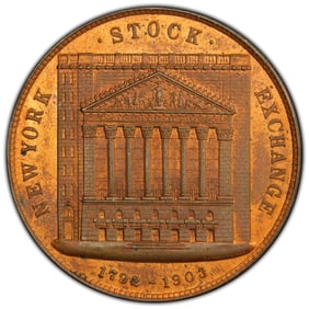 1903 SC$1 HK-298, New York Stock Exchange PCGS MS64RB