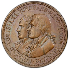 1904 SC$1 HK-301 La. Purchase Expo PCGS MS62BN