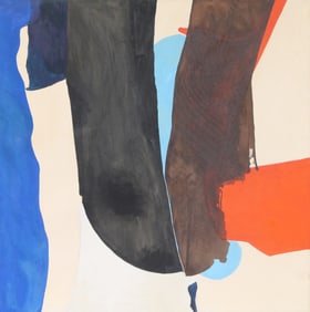 Jack Roth (NY/NJ, 1927-2004) Untitled Abstract Expressionist Oil On Canvas Colorfield Painting