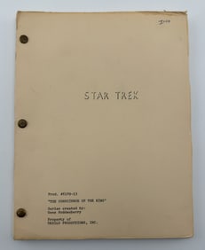 Star Trek: TOS Original Series Script "The Conscience Of The King"