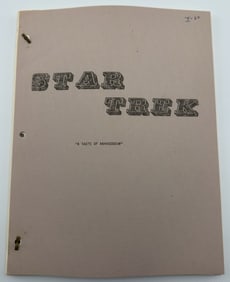 Star Trek: TOS Original Series Script "A Taste Of Armageddon"
