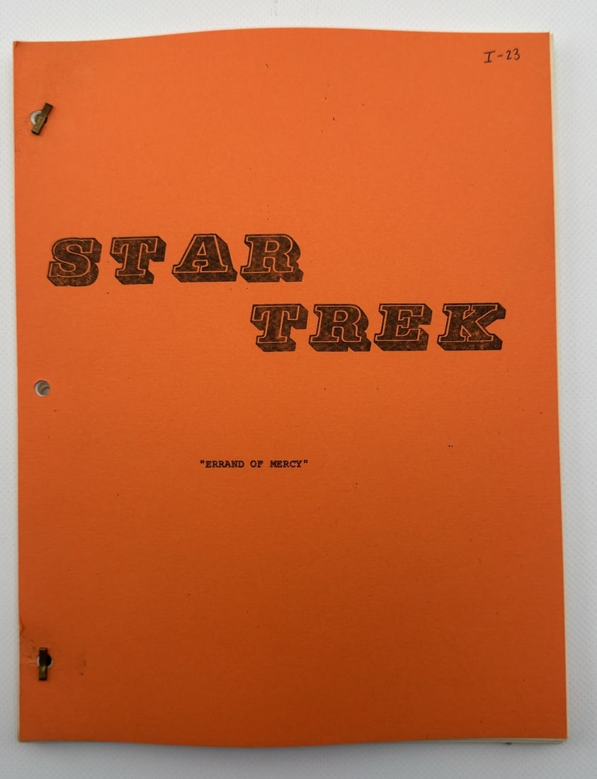 Star Trek: TOS Original Series Script "Errand Of Mercy" (1 of 5)