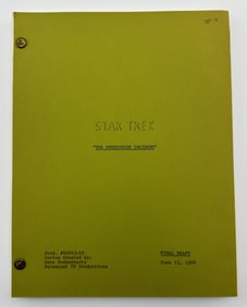 Star Trek: TOS Original Series Script "The Enterprise Incident"