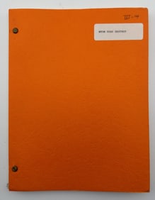 Star Trek: TOS Original Series Script "Whom Gods Destrtoy"