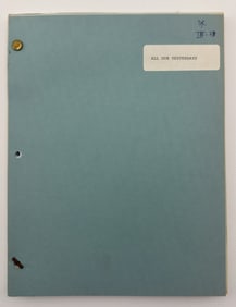 Star Trek: TOS Original Series Script "All Our Yesterdays"