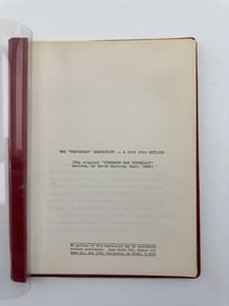 The "Yesterday" Manuscript A Star Trek Outline