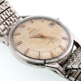 Omega Constellation Cal. 561 168.005 Automatic Watch with Pie Pan Dial