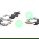 18k Gold Designer 0.50 ct Diamond & Jadeite Pin/Brooch 9.6g